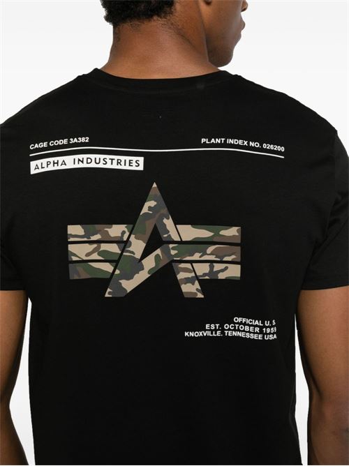 t-shirt uomo mezza manica Alpha Industries | F25850403